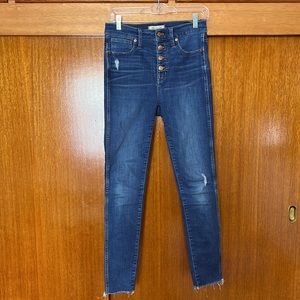 Madewell high rise skinny